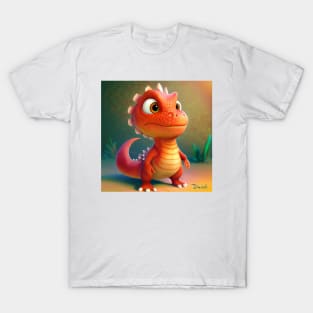 Baby Dinosaur Dino Bambino - David T-Shirt